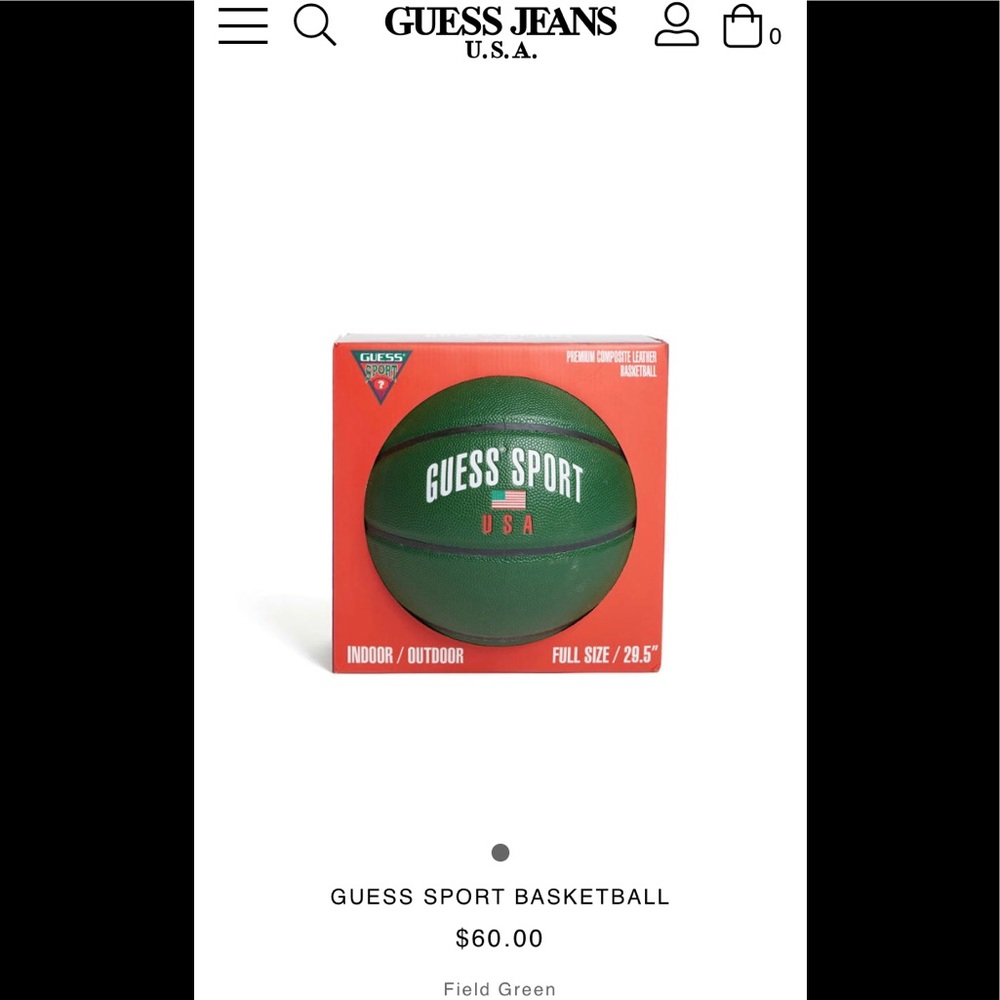 GUESS SPORT indoor/outdoor basketball